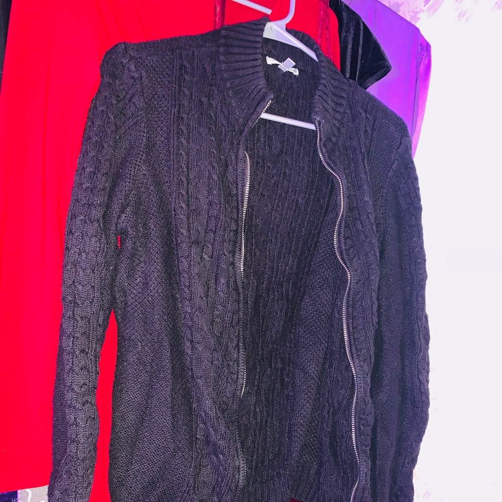 Black sweater